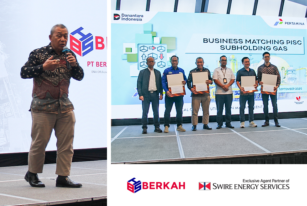 BERKAH Represents Offshore Container Industry at Pertamina’s Business Matching PISC Subholding Gas
